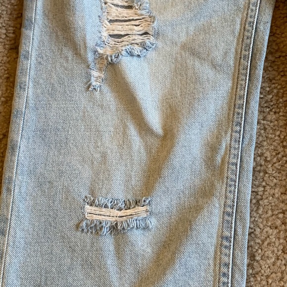 FREE PEOPLE MONTAUK JEAN NWT Cropped Distressed 29 - Picture 8 of 8